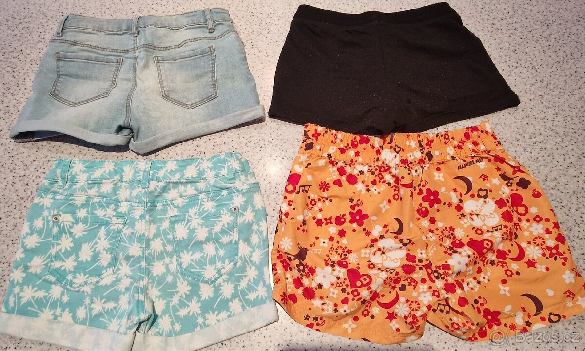 Dívčí značkové kraťasy vel. 140 - 152 - 7