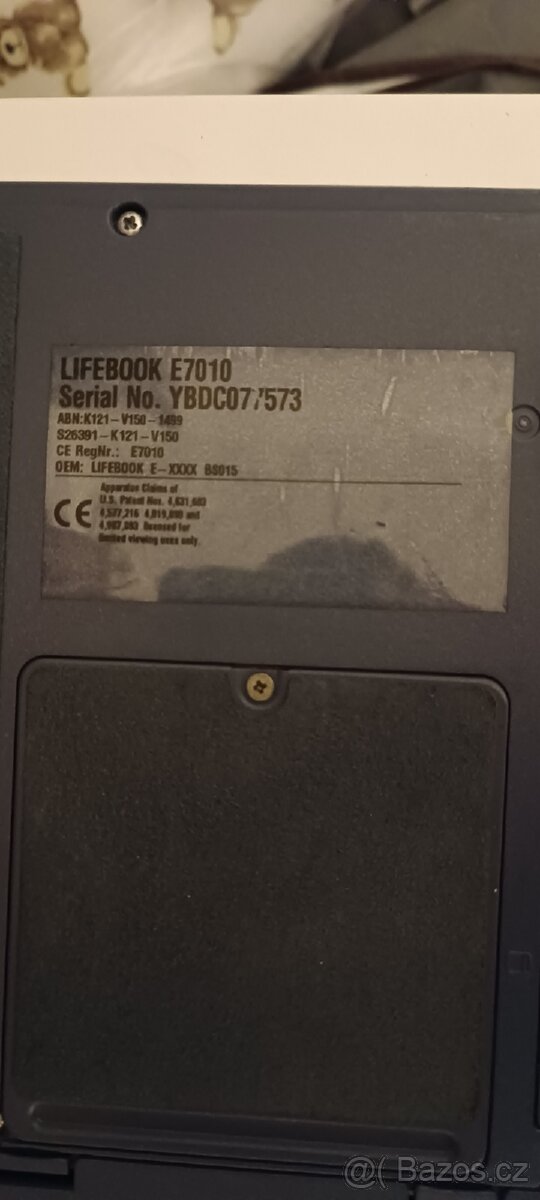 Sběratelský a zajímavý Fujitsu Siemens Lifebook E7010 - 7