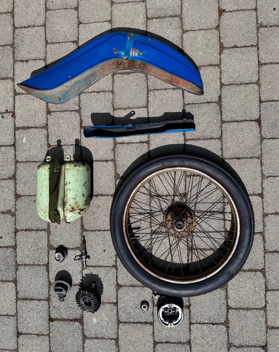 Jawa 50 parez, pionyr, fichtl - díly - 7