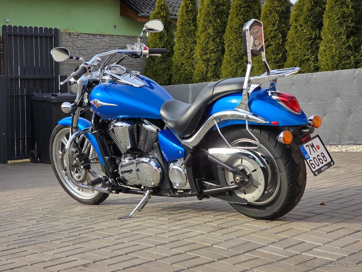 Kawasaki VN 900 Custom, původ ČR, padací rám, opěrka - 7