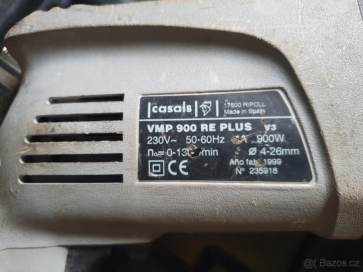 Příklepová vrtačka Casals VMP 900 RE PLUS V3 - 7