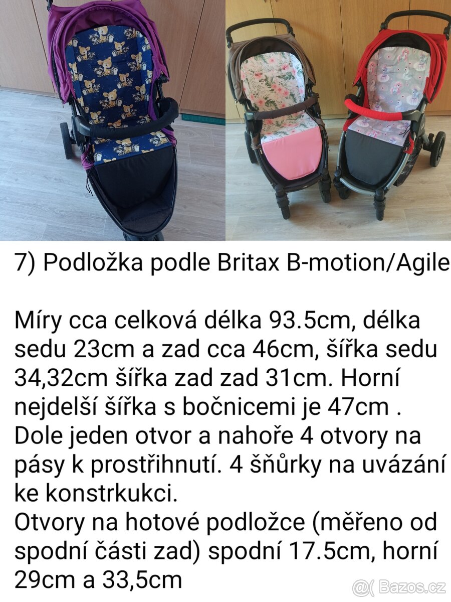 Podložka do kočárku, 2.část, nové - 7