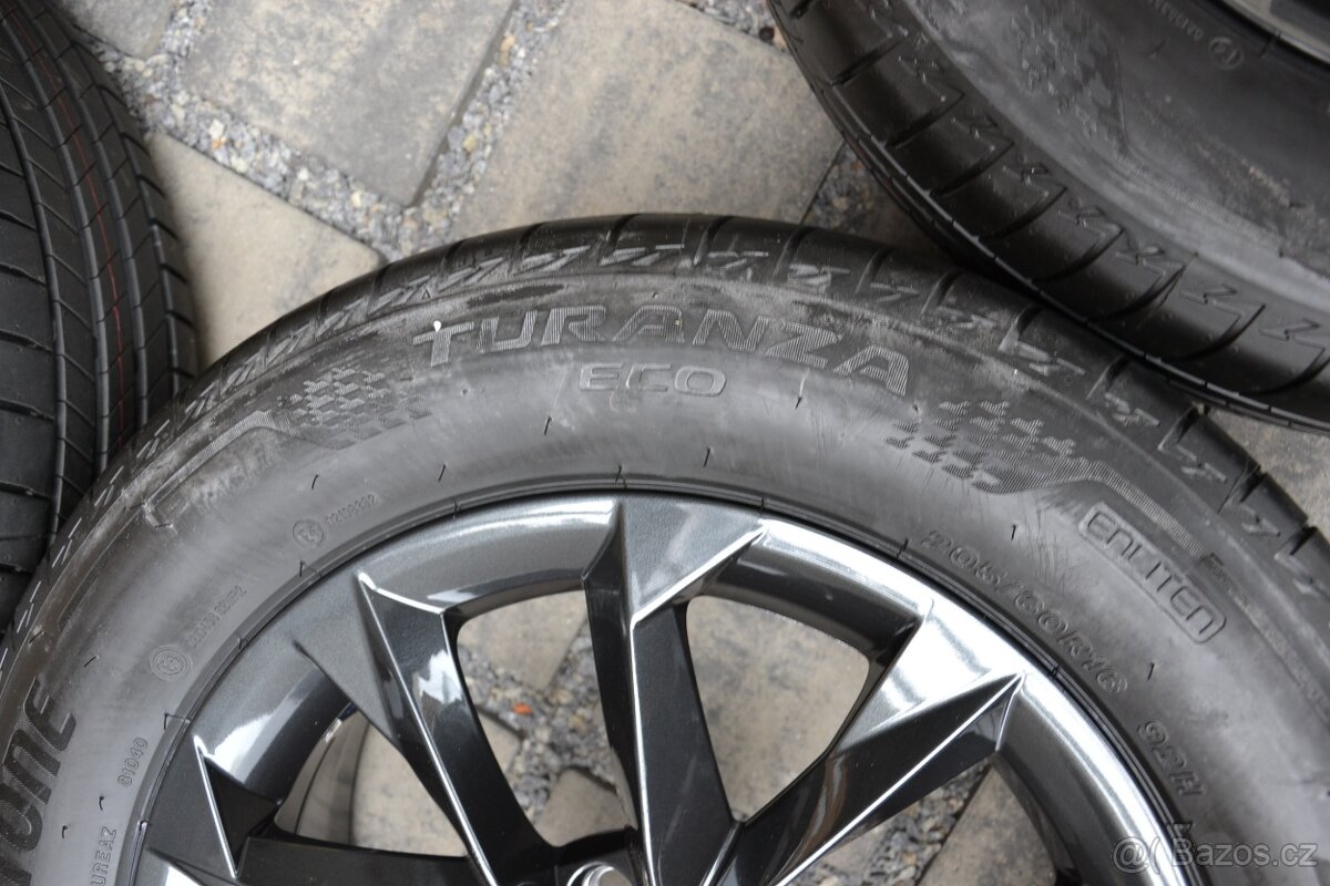 Š.Kamiq,Scala, VW Taigo – NOVÉ Alu + letní 205/60R16 Bridges - 7