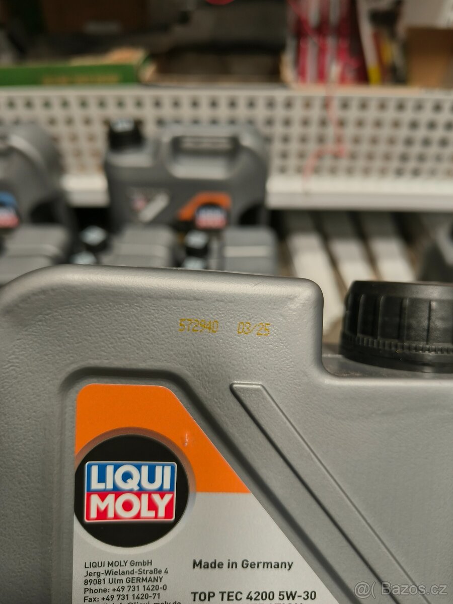 LIQUI MOLY originální oleje TopTec 5w30 C3 - 7