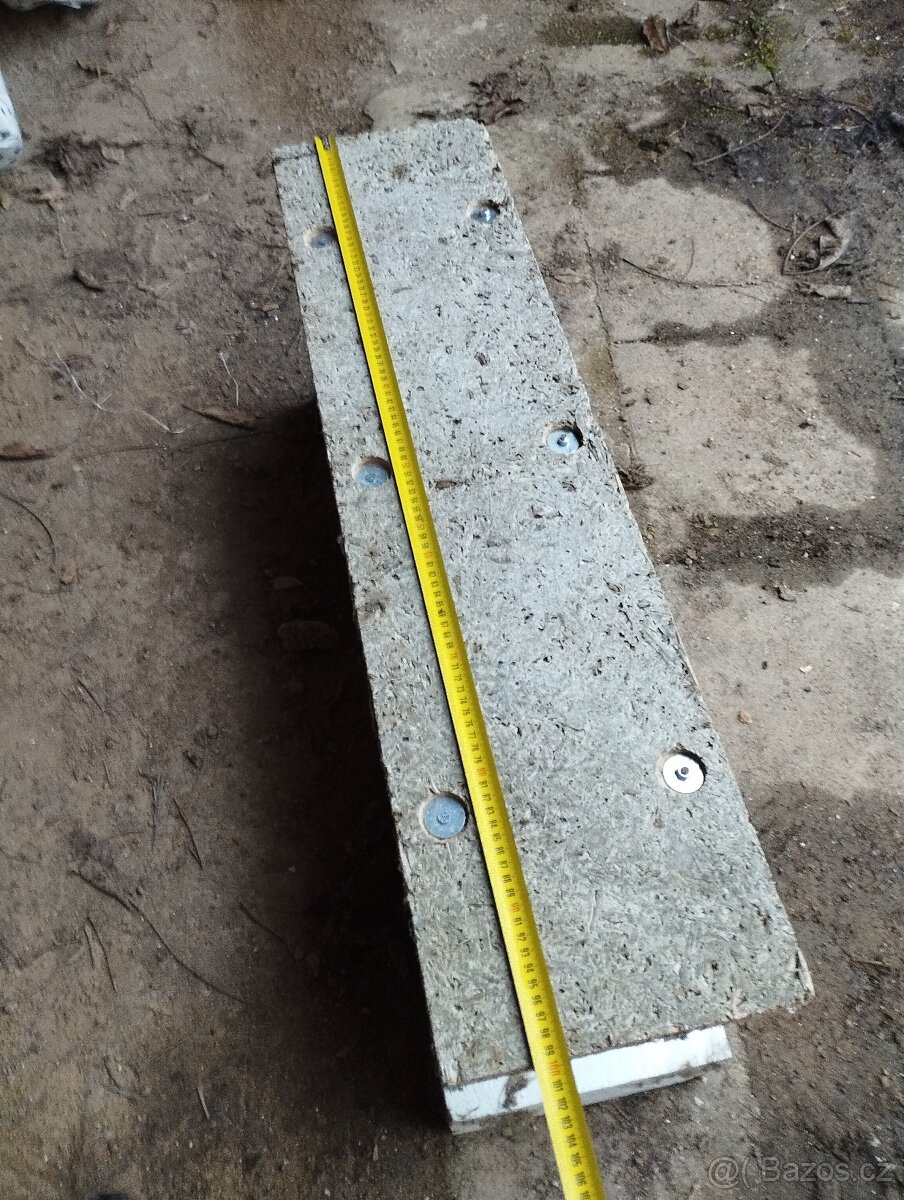 Věncovky štěpkocementová s polystyrenem 23ks - 7