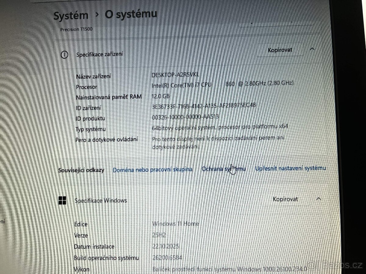 Počítač Dell Precision T1500 - 7