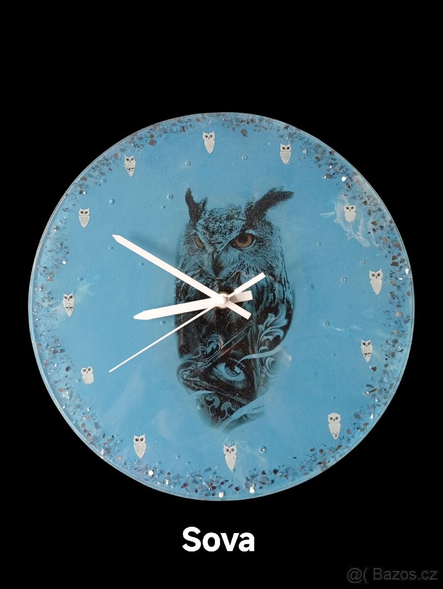 Hodiny z pryskyřice - 7