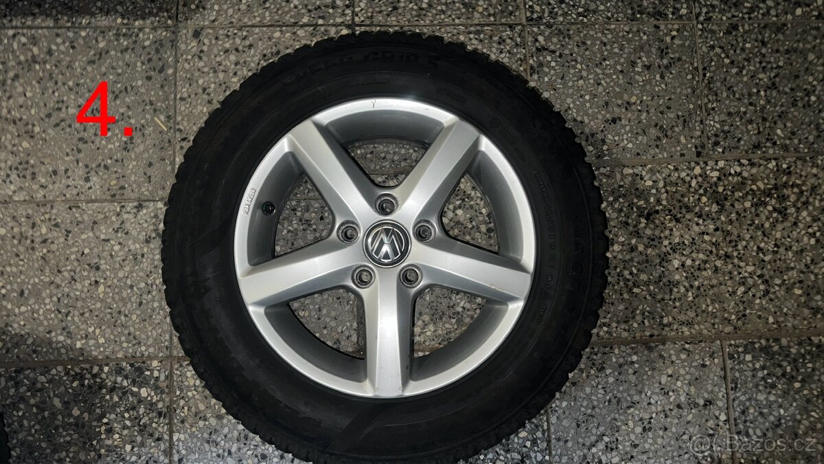VW ZIMNÍ 195/65 R15 6J ET43 5x112 - 7