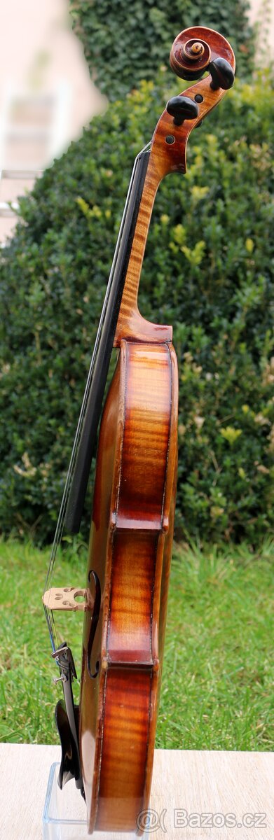 Staré kvalitní česko-německé celé 4/4 housle, c. 1910 - 7
