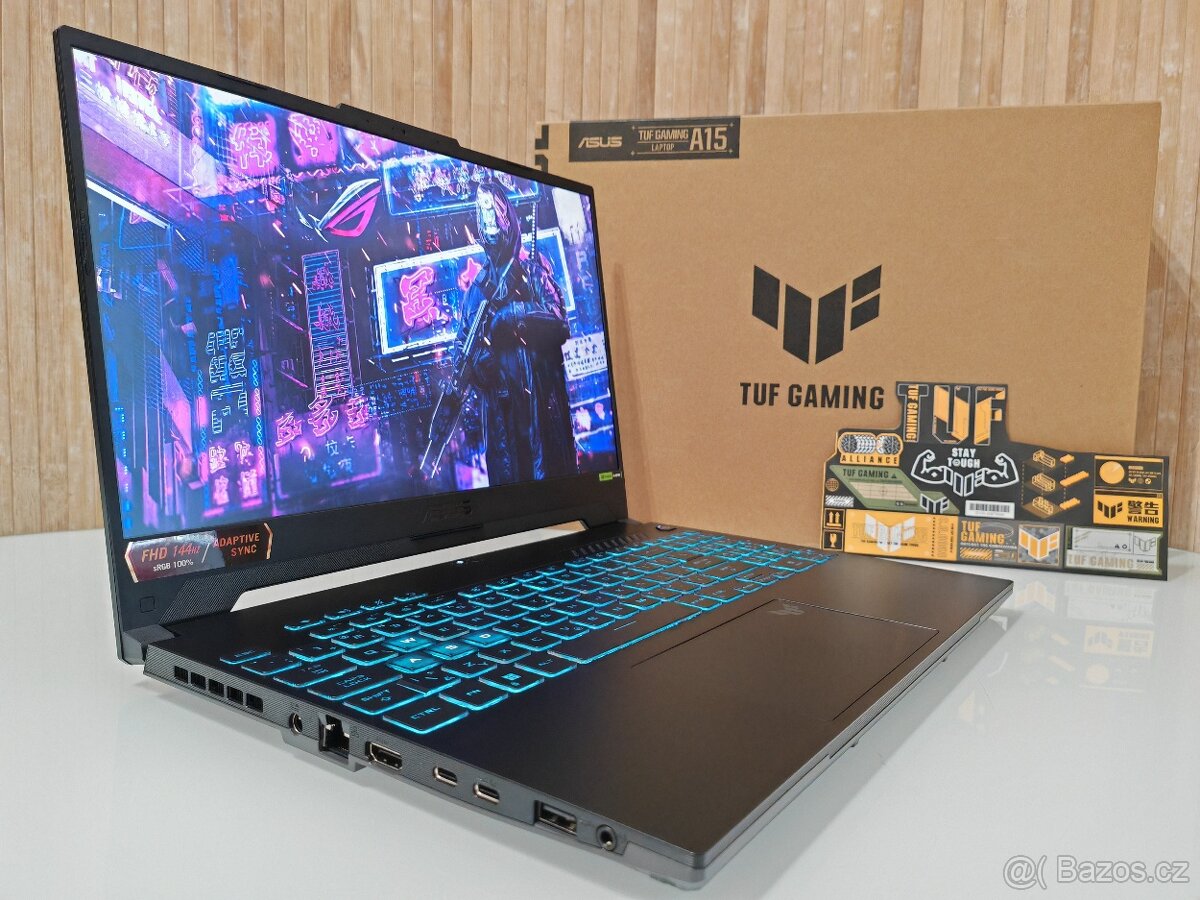 ASUS TUF GAMING RTX 4060 140W,R5-7535HS,1TB SSD M2,16GB RAM - 7