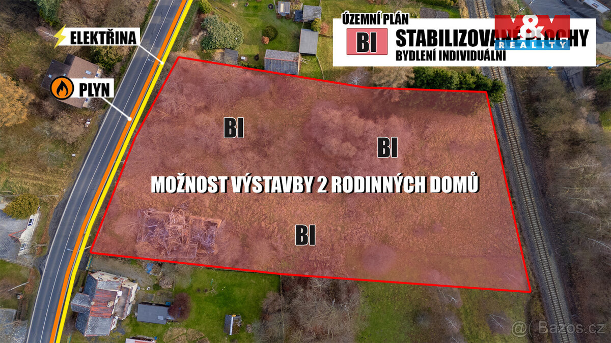 Prodej pozemku k bydlení, 5299 m², Rumburk - 7