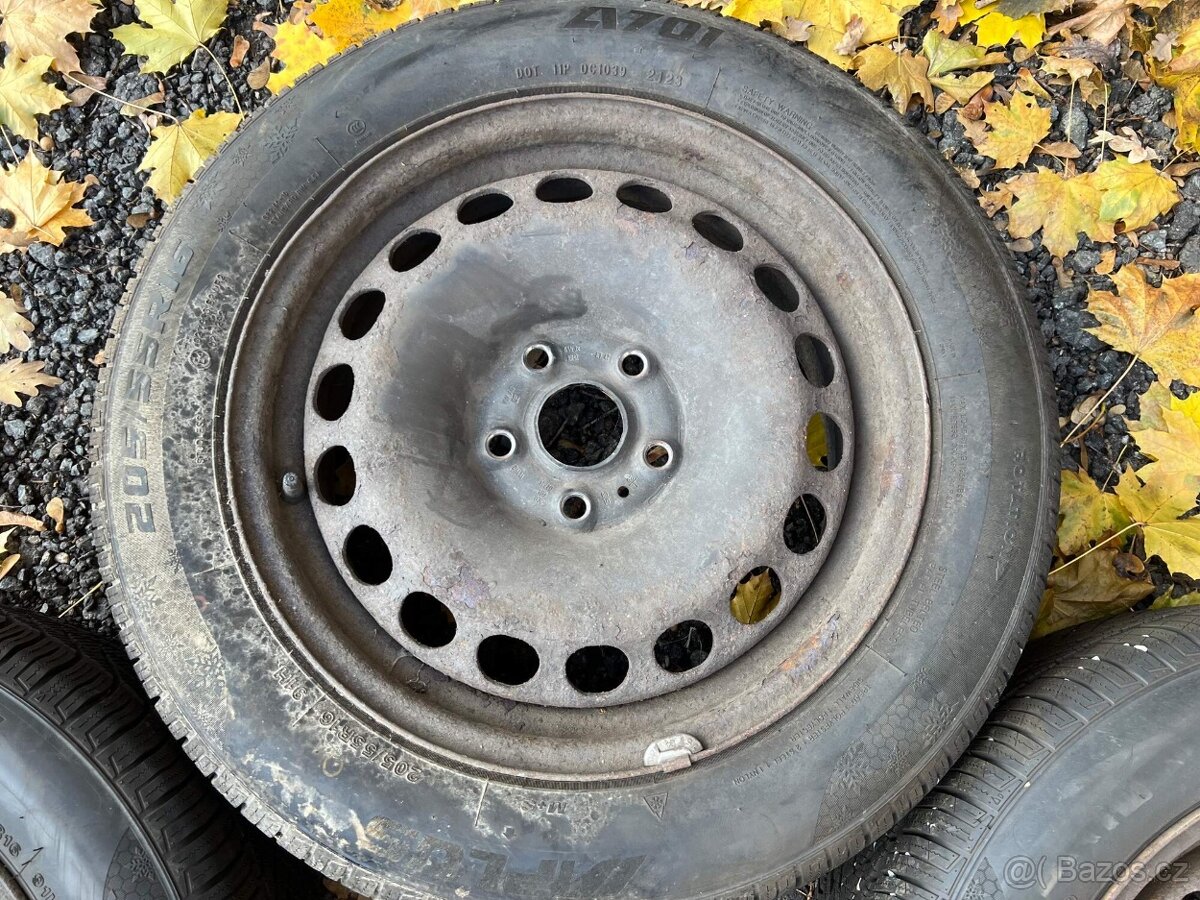 174. sada zimní kola 205/55 r16 5x112 VW Škoda - 7