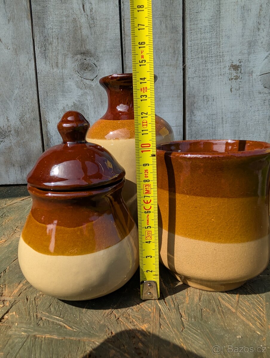 Retro souprava v přírodních barvách. - 7