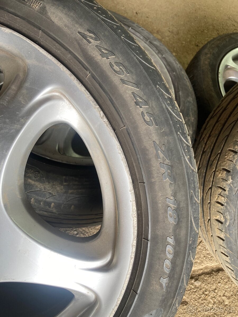 Sada originál Mercedes W220 245/45 R18 - 7