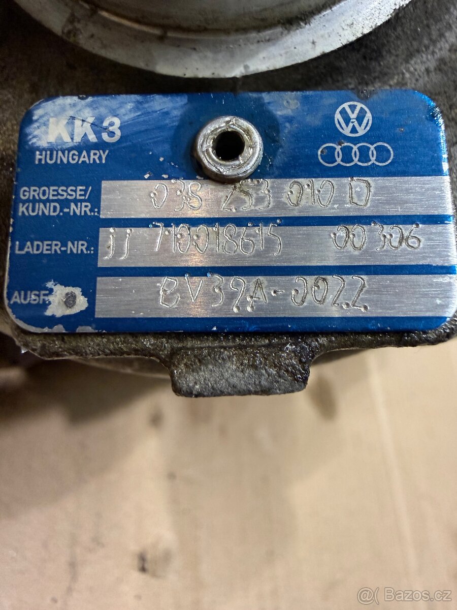 Prodám turbodmychadlo 1,9tdi 77kw - 7