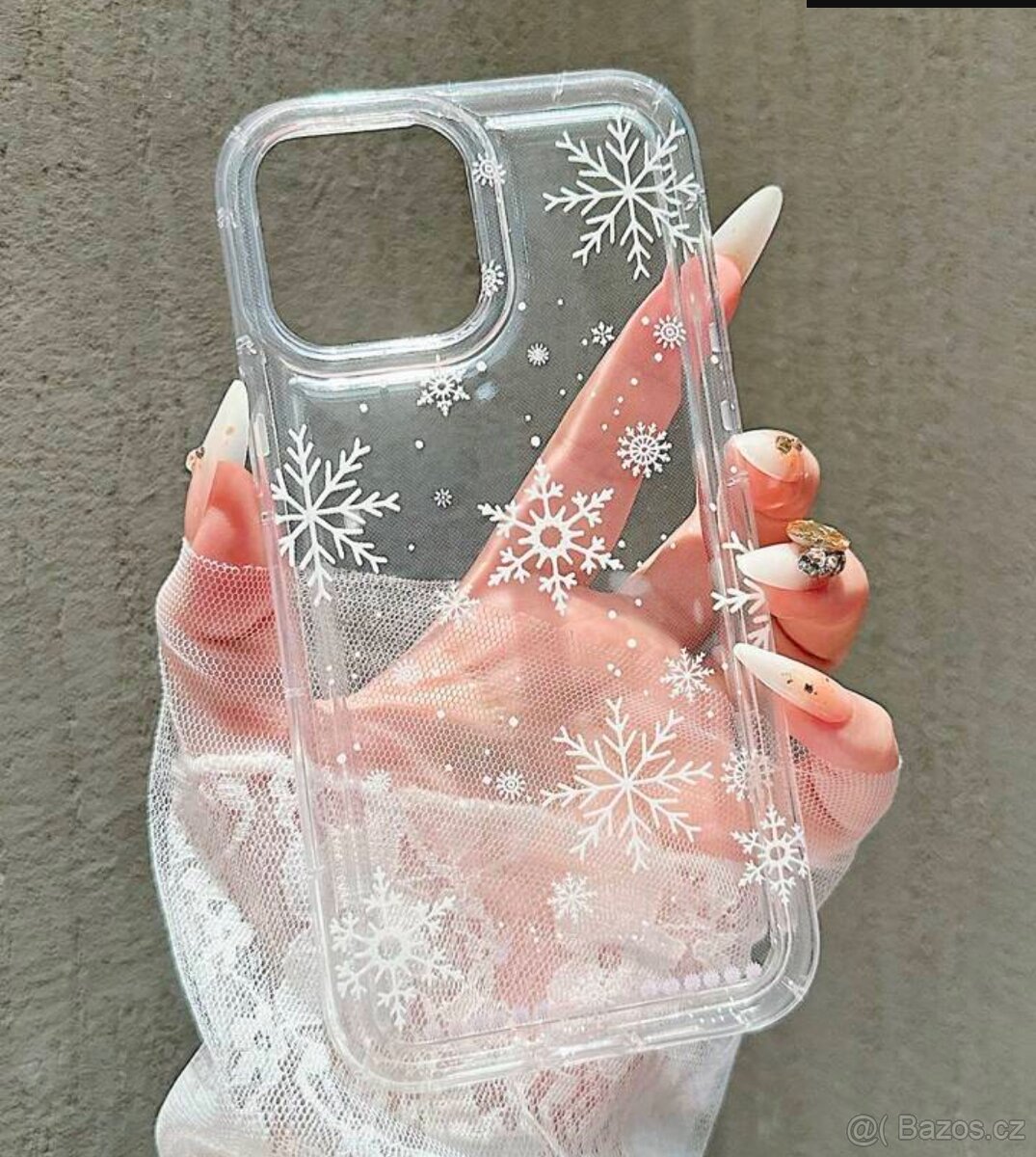 Průhledná vánoční pouzdra pro Apple iPhone 16 Pro - 7