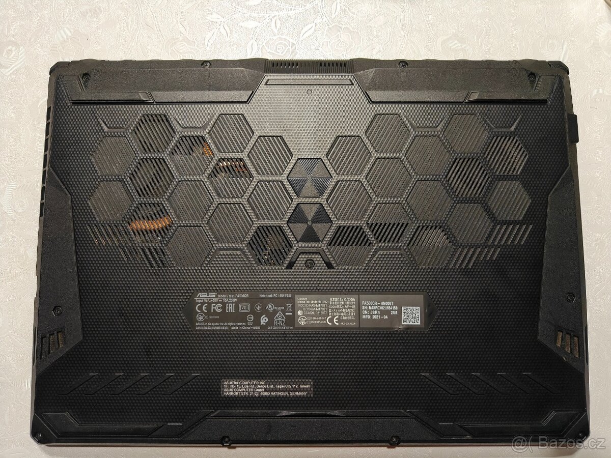 Herní notebook Asus TUF Gaming A15 , RTX3070 - 7