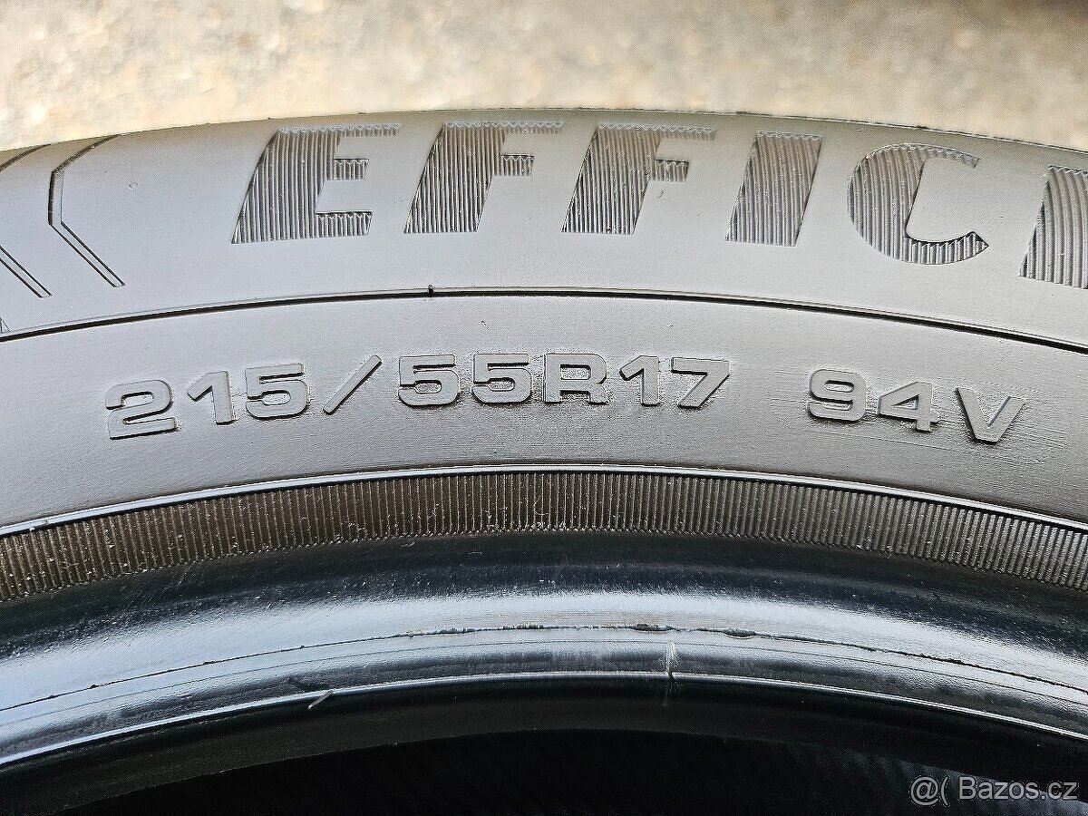 2 Letní pneumatiky Good Year EfficientGrip Perf. 215/55 R17 - 7