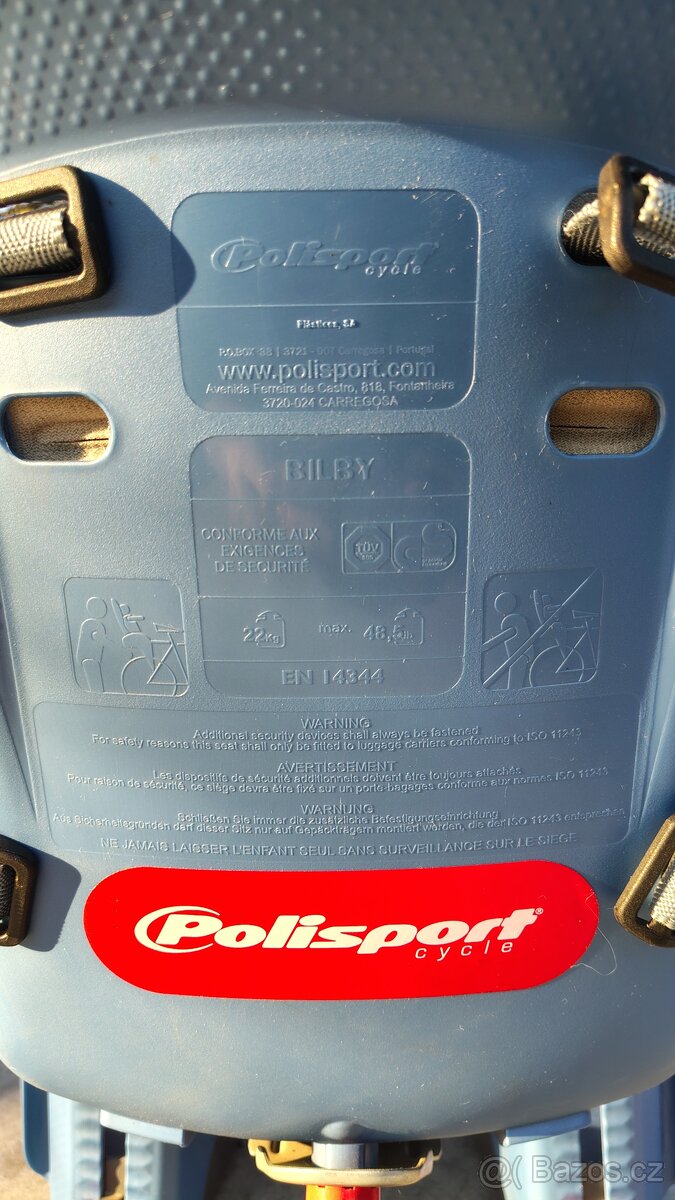 Dětská sedačka na kolo - 7