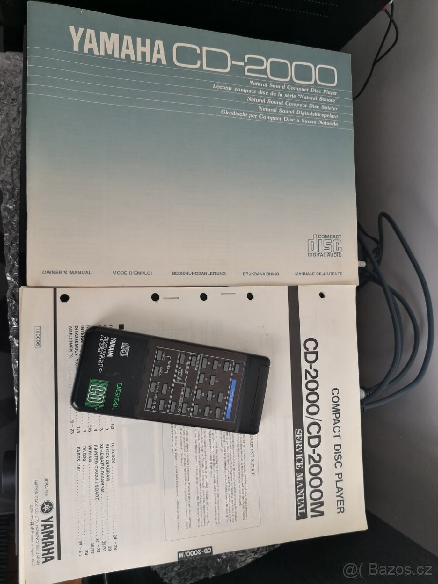 Yamaha CD-2000 + dálka ze sbírky /TOP STAV/ - 7