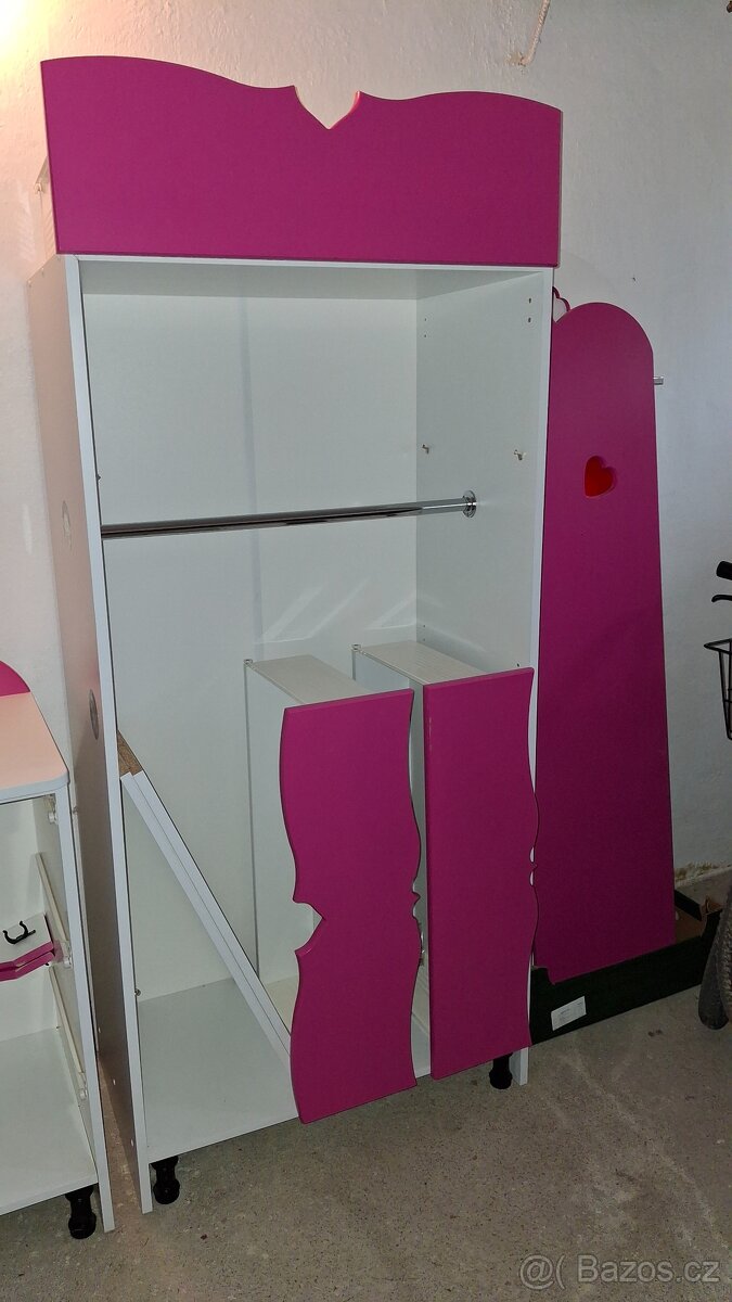 Dětská skříň + komoda, kompletní set - 7