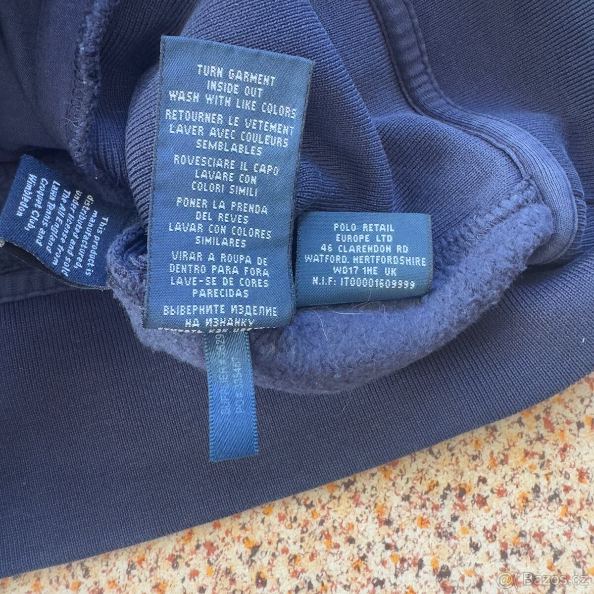 Ralph Lauren Polo modrá mikina Wimbledon 2012 | vel. S - 7