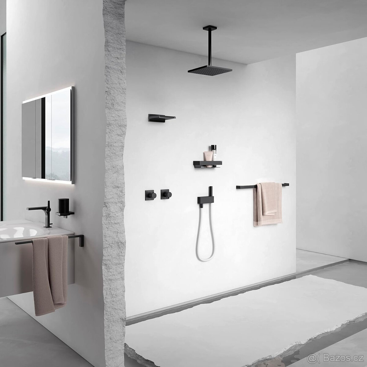 Keuco Edition 11 - Polička, délka 30 cm, matná černá - 7