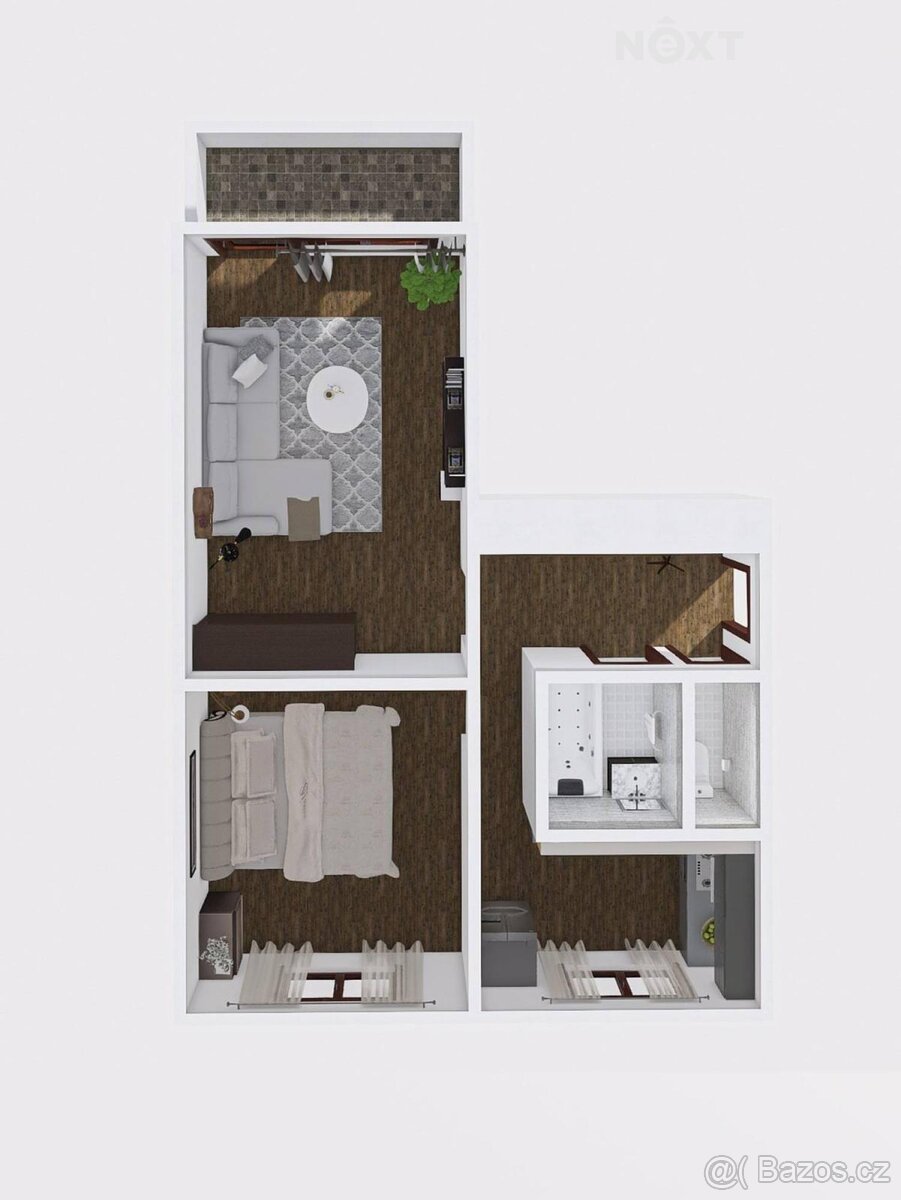 Prodej byt 2+1, 56㎡ - 7