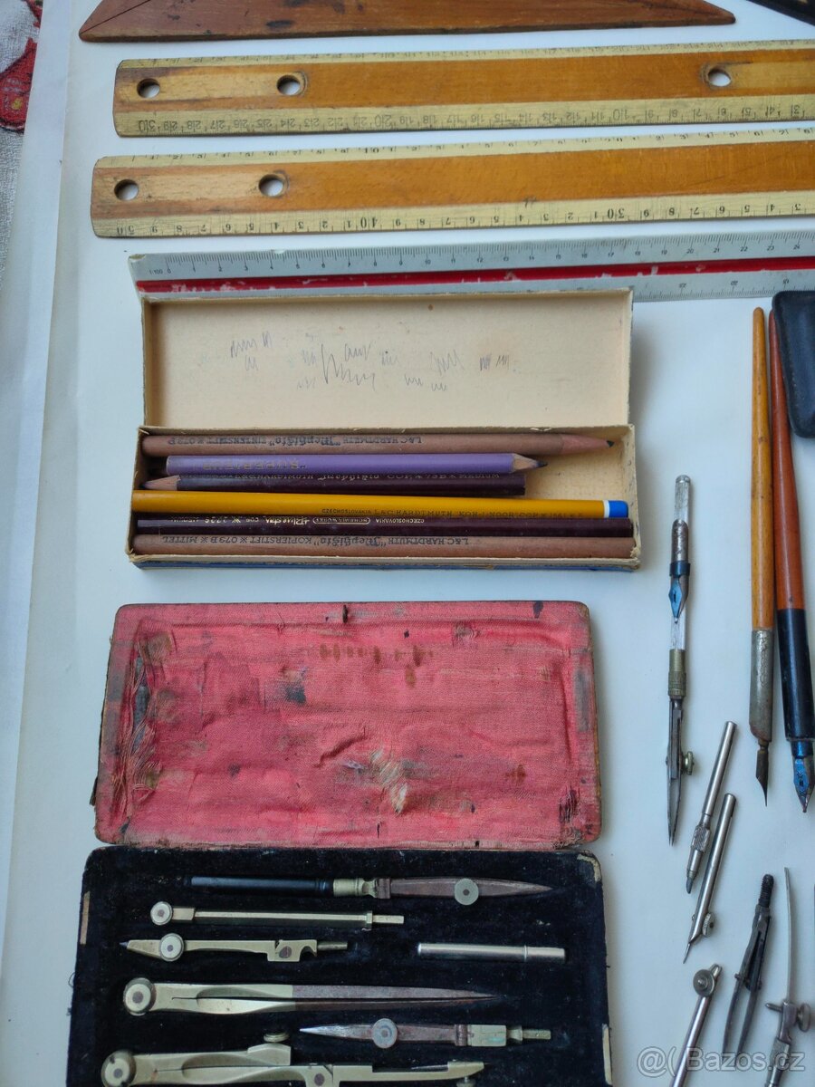 Retro rýsovací potřeby - 7