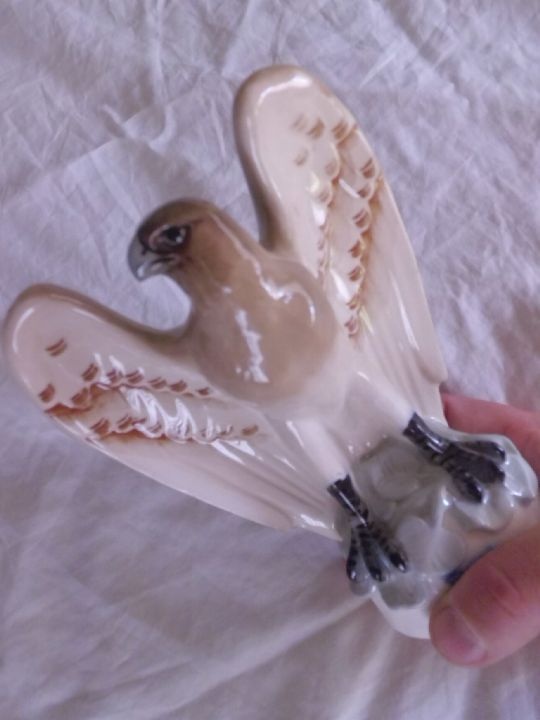 RARE - Stará Porcelánová Soška - SOKOL - Všesokolský Slet XI - 7