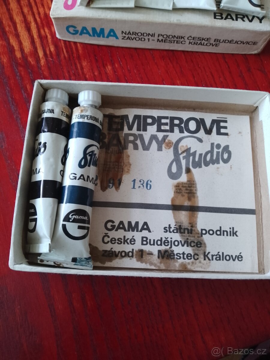 Retro temperové barvy - 7