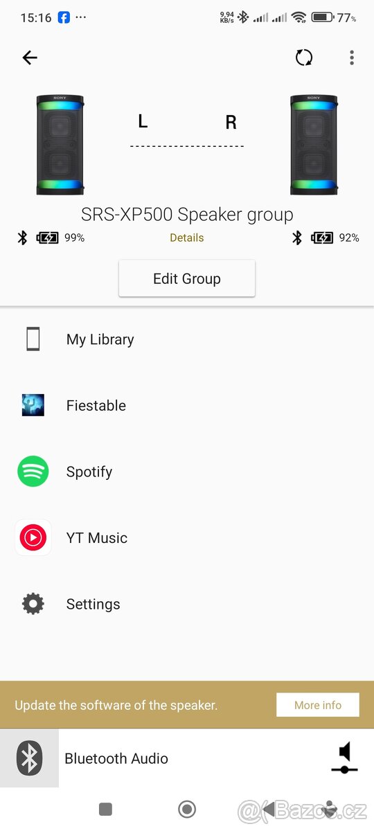 Párty repro SONY SRS XP500 - 7