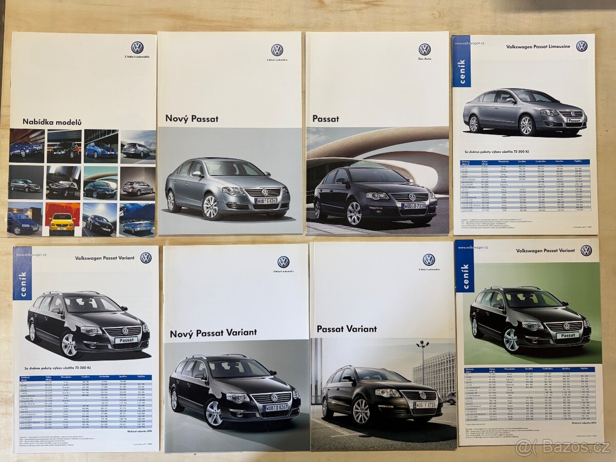 VW Passat prospekty, katalogy, dílenské příručky - 7