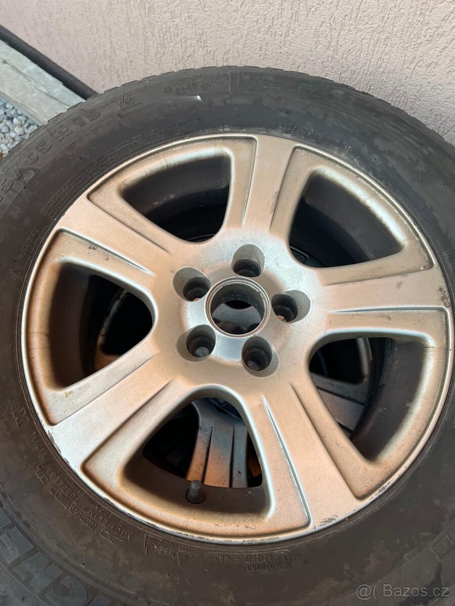 Disky Peugeot 807, Citroen C8,.. 7Jx16 a 215/60 R16 zimní pn - 7