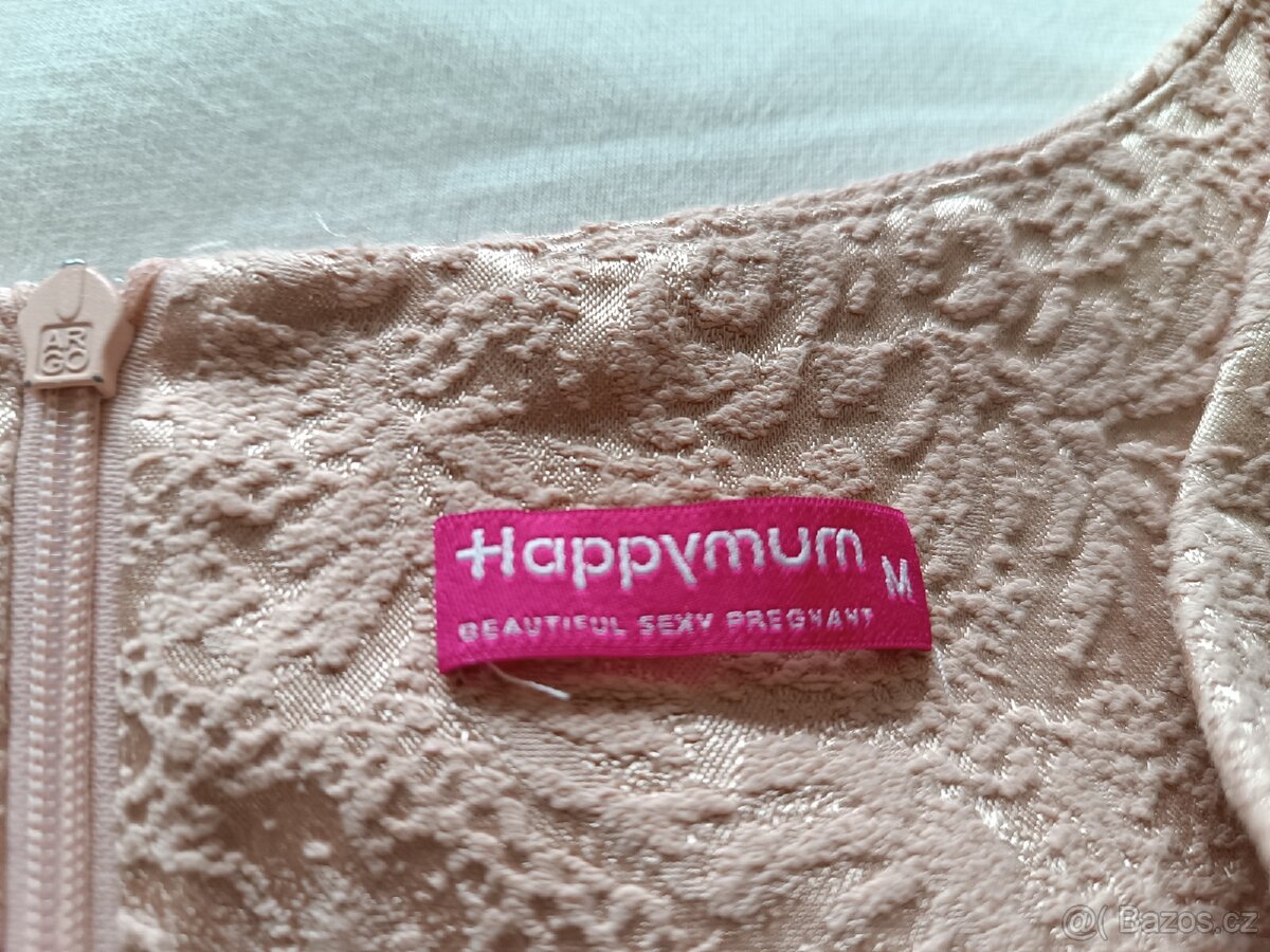 Kojící a těhotenské šaty Happymum, vel. M - 7