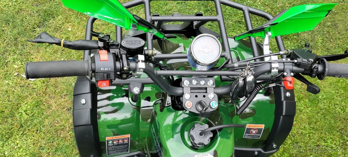 Nová dětská čtyřkolka Toronto 125ccm 7" z. maskáč - 7