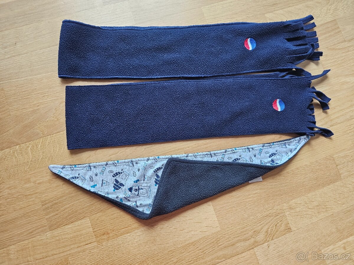 Zimní oblečení - čepice, rukavice, šály (více foto uvnitř) - 7