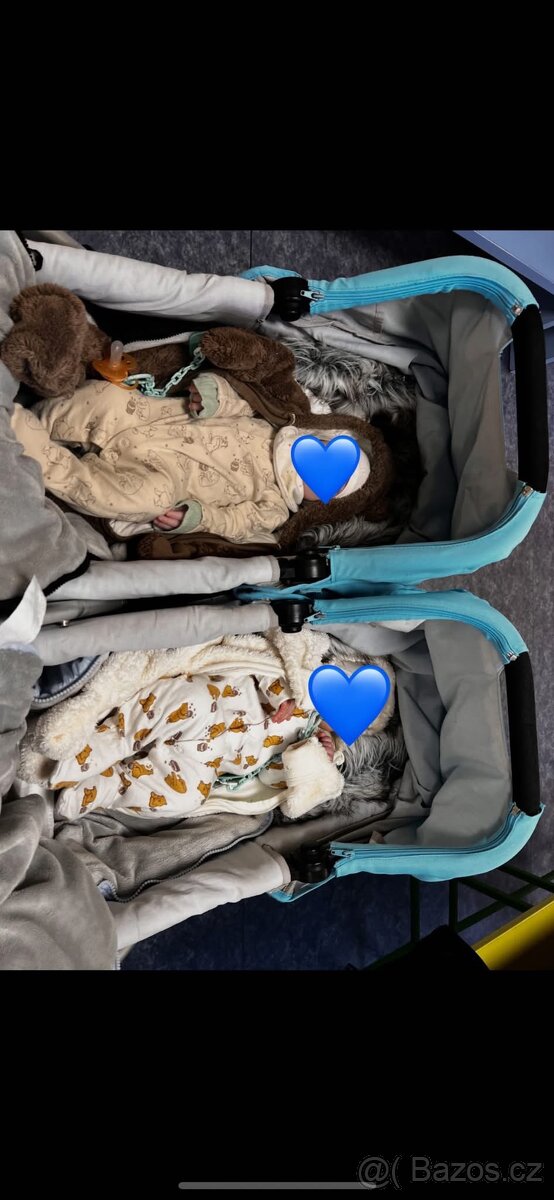 Kočárek pro dvojčata EasyWalker duo - 7