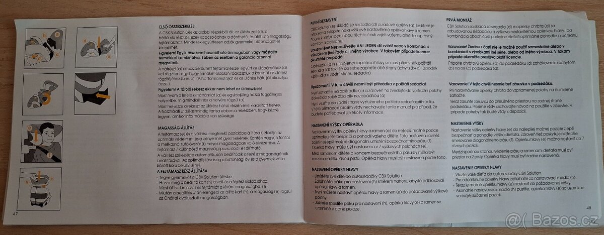 Prodám autosedačku Cybex Solution CBX. - 7