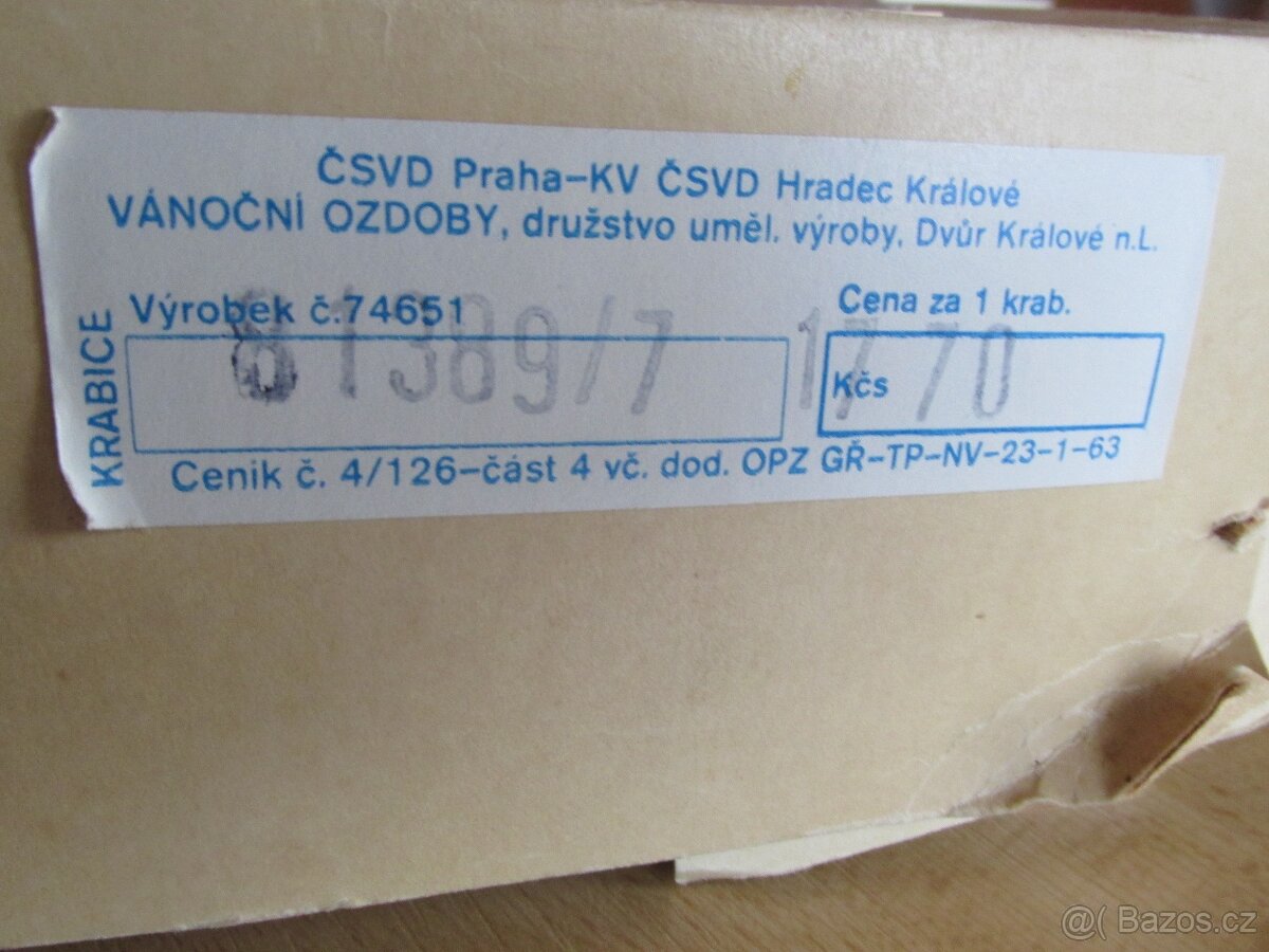 HISTORICKÉ VÁNOČNÍ OZDOBY - 7