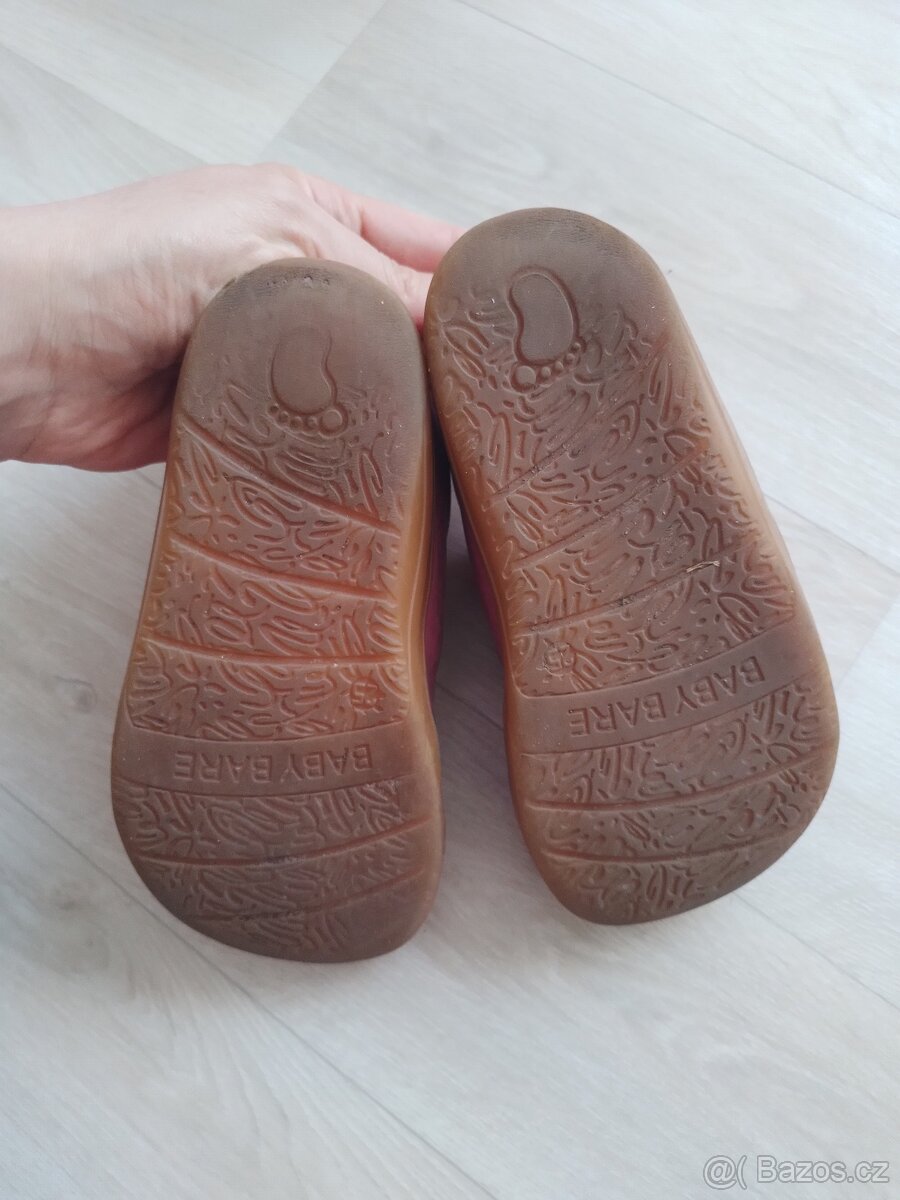 Dívčí kožené barefoot celoročky Baby Bare Febo Spring vel.25 - 7