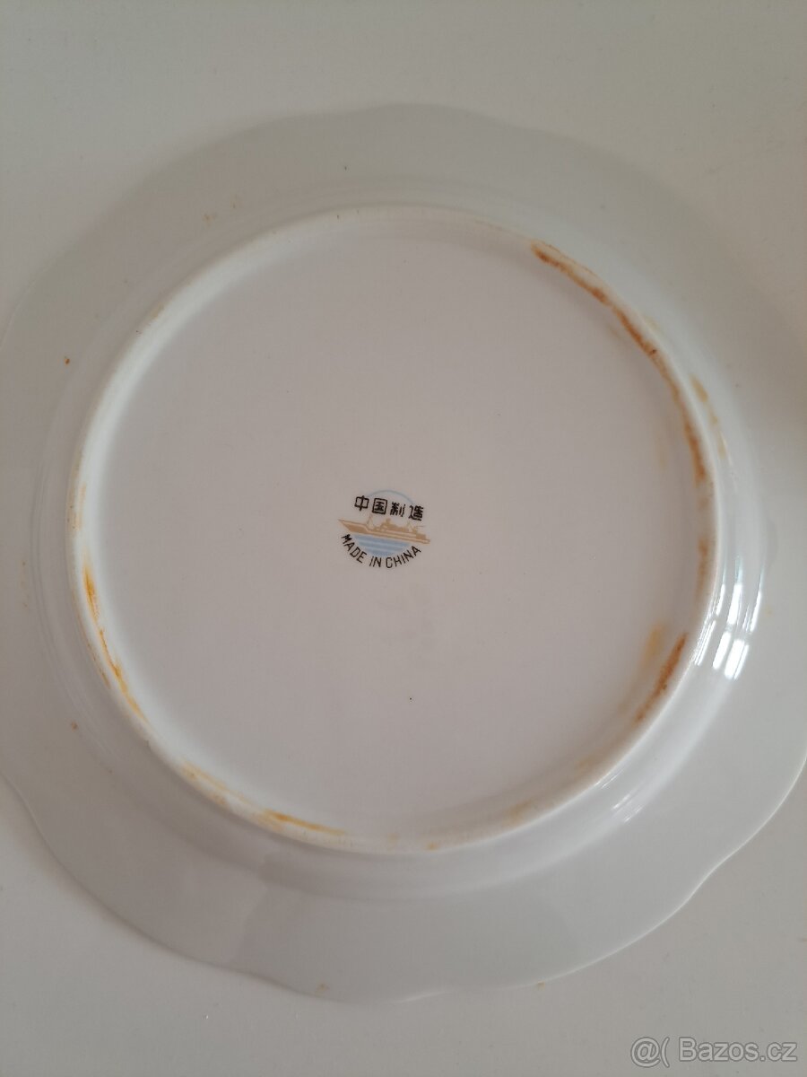 Retro talíře - Děti na kole - 7