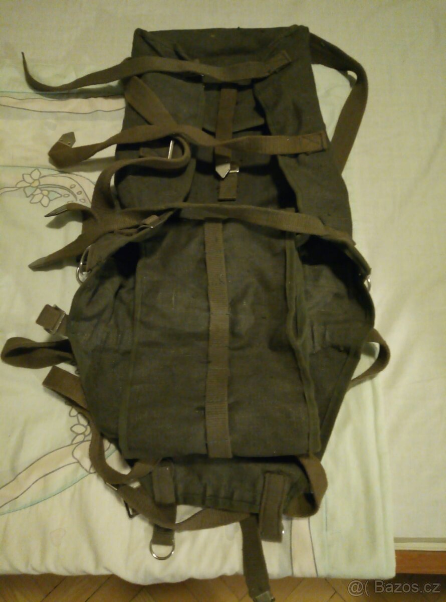 Retro trampský/vojenský batoh,U.S.Torna,Usárna - 7