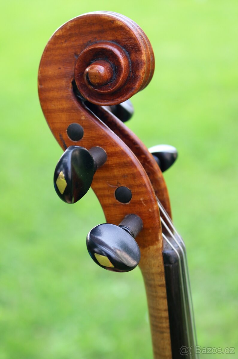 Starožitné ITALSKÉ housle z roku 1880 - 7