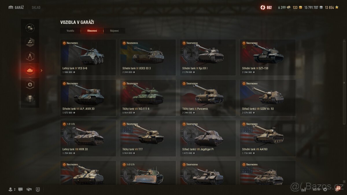 World of Tanks účet - 7