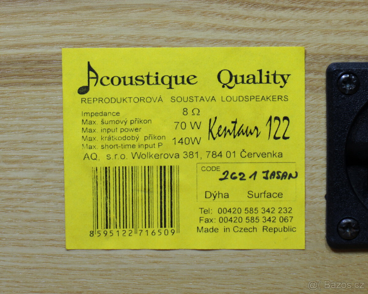 Centrální reprobedna Acoustique Quality Kentaur. - 7