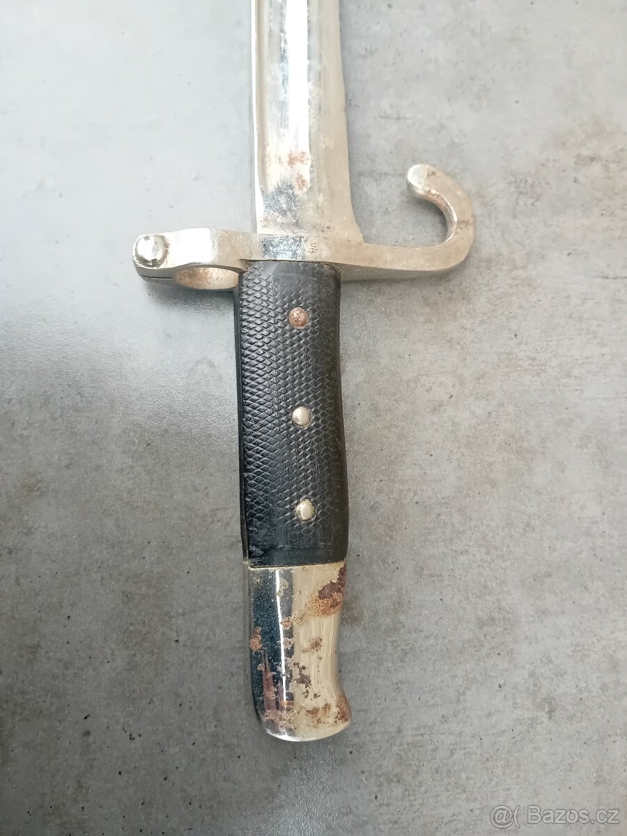 Bodák bajonet werndl vycházkový bez drážky - 7