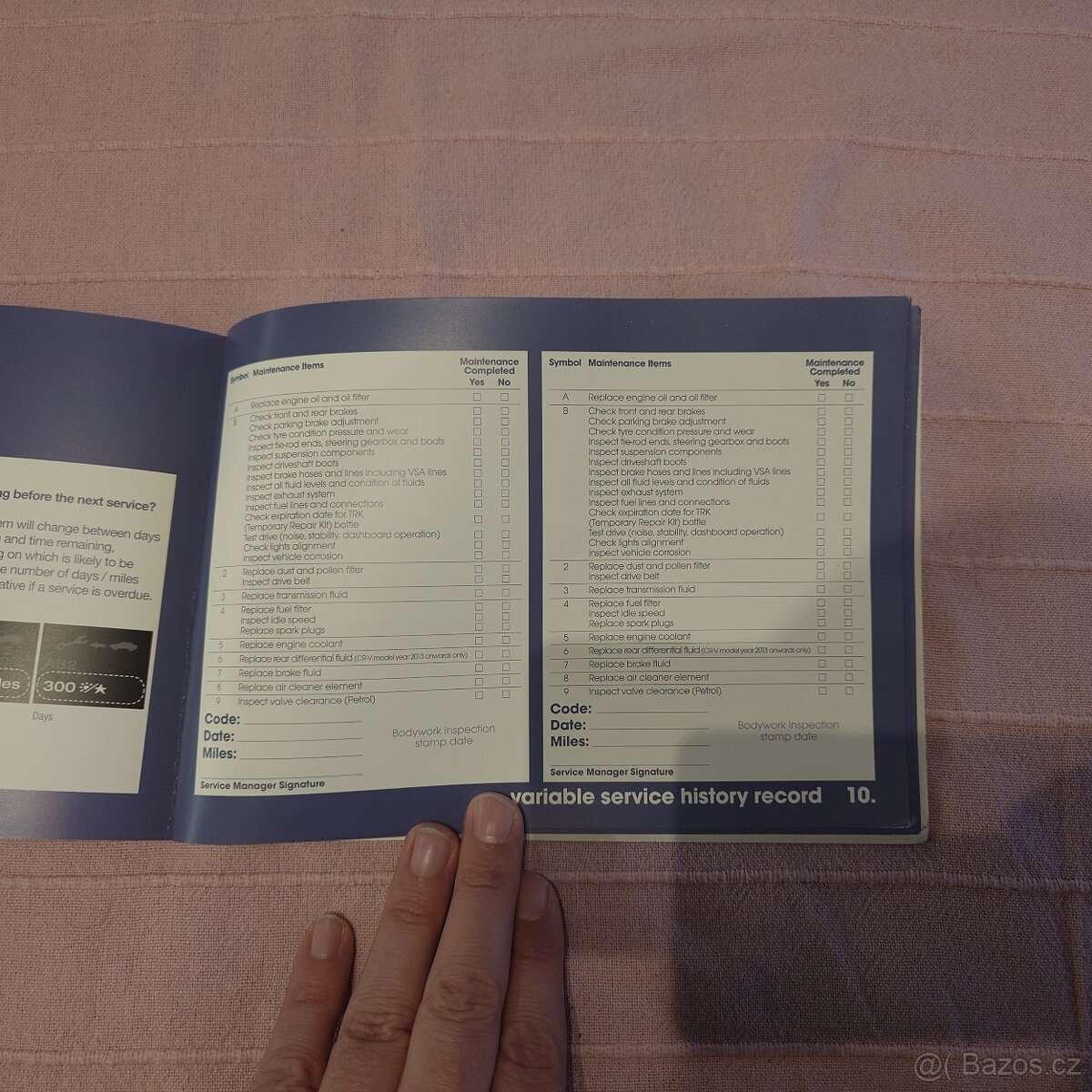 Honda CR-V IV návod + servisní knížka - 7
