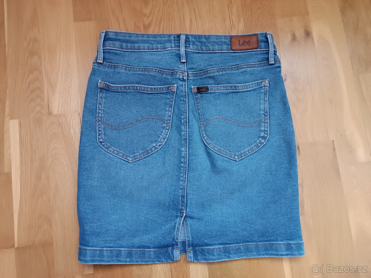 Riflová bunda + sukňa - 7