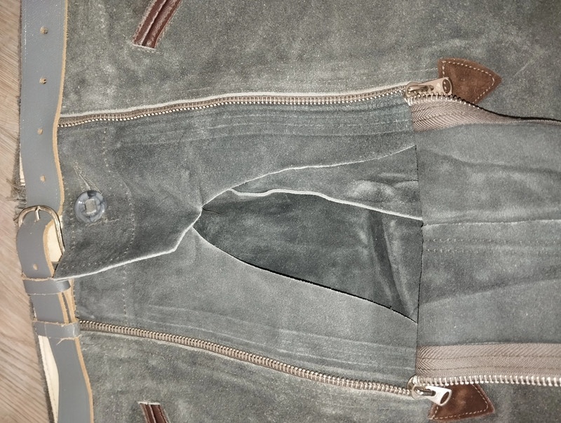 Kožené kalhoty NOVÉ, vel. 50 - 7